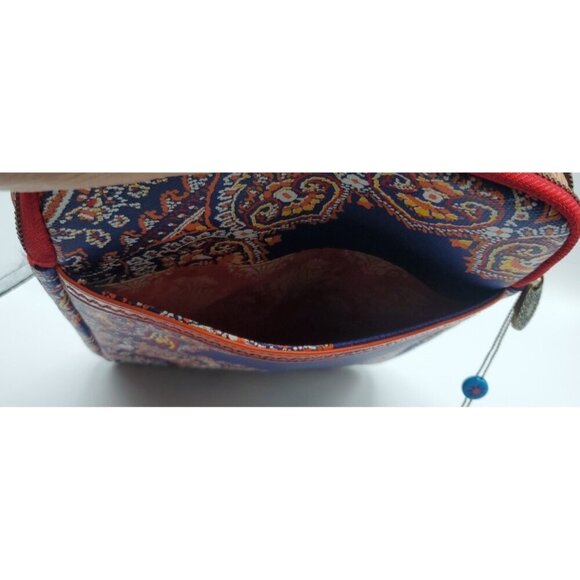 Plenty by Tracy Reese Laptop IPad Computer Bag Colorful Canvas Paisley NWT - Picture 8 of 9